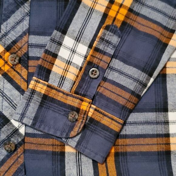 Joe Fresh Boys Long Sleeve Button Down Flannel Shirt size XL - Picture 5 of 6